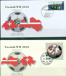 Швейцария, ЧМ 2010, Отборочная Группа, 10 конвертов
